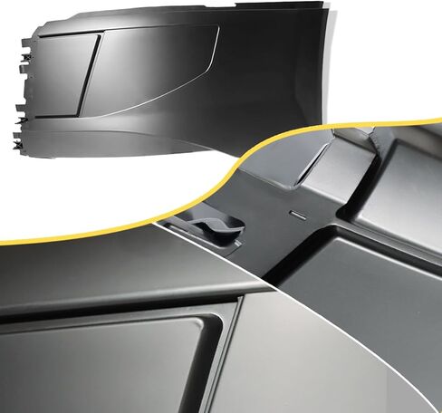 Bumper Chrome Trim Compatible With Volvo VNL 1997-2014 Driver & Passenger Side Side Bumper Extension Corners Chrome Trim 1 Pair in Kuwait