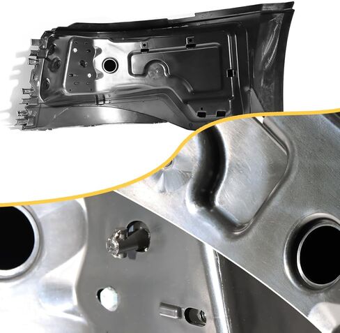 Bumper Chrome Trim Compatible With Volvo VNL 1997-2014 Driver & Passenger Side Side Bumper Extension Corners Chrome Trim 1 Pair in Kuwait