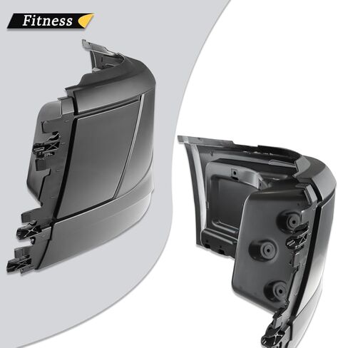 Bumper Chrome Trim Compatible With Volvo VNL 1997-2014 Driver & Passenger Side Side Bumper Extension Corners Chrome Trim 1 Pair in Kuwait