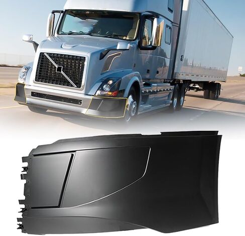 Bumper Chrome Trim Compatible With Volvo VNL 1997-2014 Driver & Passenger Side Side Bumper Extension Corners Chrome Trim 1 Pair in Kuwait