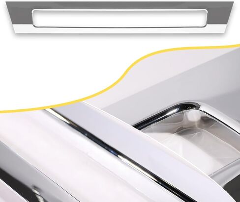 Bumper Chrome Trim Compatible With Volvo VNL 1997-2014 Driver & Passenger Side Side Bumper Extension Corners Chrome Trim 1 Pair in Kuwait