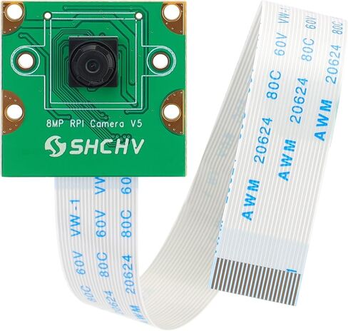وحدة كاميرا Raspberry Pi 5 IMX219 8 ميجابيكسل للرؤية الليلية 77 درجة FOV 3280 * 2464 كاميرا ويب متوافقة مع Raspberry Pi 5 8GB/4GB in Kuwait