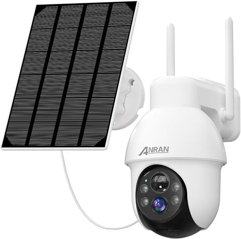 2K Security Camera Outdoor-Solar Security Cameras Wireless Outdoor with 360° View, Smart Siren, Spotlights, 3MP Color Night Vision, AI Human Detection, 2-Way Talk, Compatible with Alexa, Q3 in Saudi Arabia