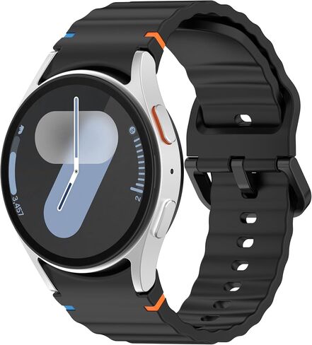 سوار رياضي من السيليكون الناعم من TiMOVO متوافق مع ساعة Samsung Galaxy Watch 7/6/5/4 مقاس 40/44 مم، لا توجد أشرطة فجوة لساعة Galaxy Watch FE 40 مم، 5 pro 45 مم، 6 كلاسيكي 43/47 مم، 4 كلاسيكي 42/46 مم in Saudi Arabia