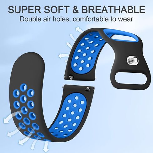Meliya 3-Pack Silicone Bands Compatible with Gizmo Watch 3 2 1/Gabb Watch 3 2 1/SyncUP Watch,Cosmo JrTrack 3/2 SE/2/JrTrack Band for Kids, 20mm Soft Breathable Waterproof Watch Band for Boys Girls in Saudi Arabia