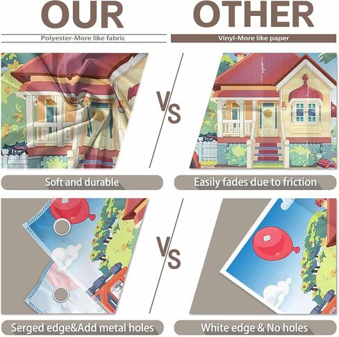 Fabric 7x5ft Cartoon Dog House Photography Backdrop Blue Sky Truck Outdoor Background Pet Party Decorations Kids Birthday Photo Booth Banner Tapestry in Saudi Arabia