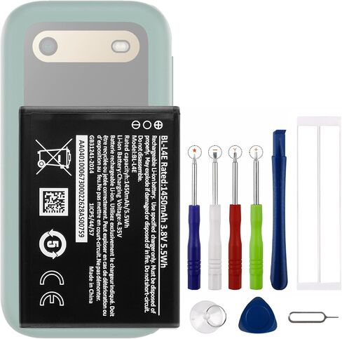 بطارية بديلة BL-L4E جديدة لهاتف Nokia 2660/Nokia 8210 مع مجموعة الأدوات الفنية. in Saudi Arabia