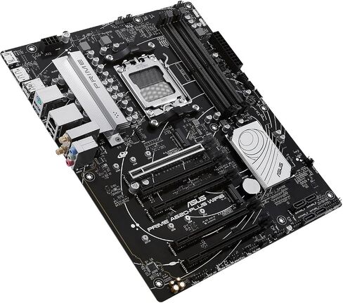 ASUS TUF Gaming A620M-PLUS(WiFi) AMD AM5 (Ryzen 7000) اللوحة الأم للألعاب microATX (DDR5، PCIe 4.0،2xM.2 Slots، 2.5Gb LAN، Wi-Fi6، 2xDisplayPort، HDMI، Front USB 3.2 Gen 1 Type-C، BIOS Flashback، M.2 Q-Latch) in Kuwait