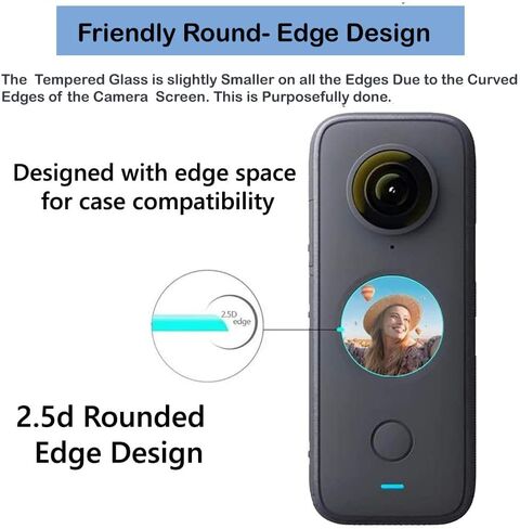 4 X ONE X2 9H Screen Protector compaitable for Insta360 ONE X2 Action Camera in Kuwait