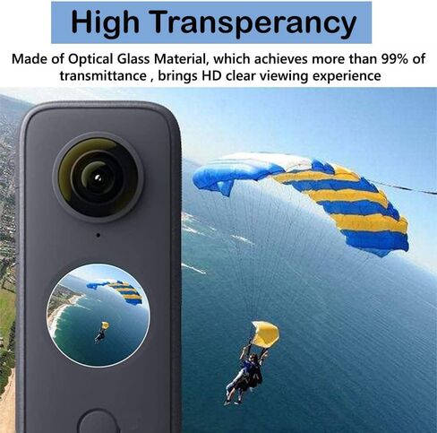 4 X ONE X2 9H Screen Protector compaitable for Insta360 ONE X2 Action Camera in Kuwait