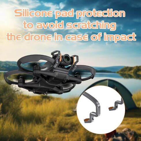 مصد جيمبال لـ DJI Avata 2، عدسة كاميرا O'woda إطار حماية مضاد للتصادمات من سبائك الألومنيوم واقي أمان لـ DJI Avata 2 FPV ملحقات الطائرة بدون طيار in Kuwait