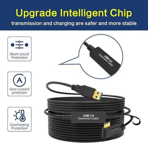 VR Link Cable 26ft,Compatible with Oculus Quest 2 Quest 3/Pro/Pico4 Accessories,USB 3.1 to Type-C for Meta/Quest 3/Steam VR Headset Gaming Connection PC,8M in Saudi Arabia