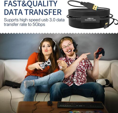 VR Link Cable 26ft,Compatible with Oculus Quest 2 Quest 3/Pro/Pico4 Accessories,USB 3.1 to Type-C for Meta/Quest 3/Steam VR Headset Gaming Connection PC,8M in Saudi Arabia