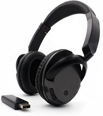 Comfortable Portable Multifunction TV Headphones,Hi-fi Stereo Over Ear Wireless Headset with FM 3.5mm Audio,2.4GHz Transmitter,RCA and 3.5mm Stereo Adapter in Saudi Arabia