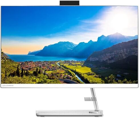 Lenovo IdeaCentre 3 24ALC6 AIO | 23.8" 1920x1080 FHD | Ryzen 5-5500U - 128GB SSD Hard Drive - 4GB RAM | 6 cores @ 4.0 GHz Win 11 Home Black in Saudi Arabia