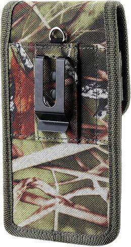 Bobrand Military Grade Camo Cell Phone Holster Belt Clip Case Holder for iPhone 11/12/13 Pro Max Samsung Galaxy S20 FE A52 A51 A32 S21 Plus Google Pixel 6 Moto G Fast (XXL), Army Green, CELLEA180 in Saudi Arabia