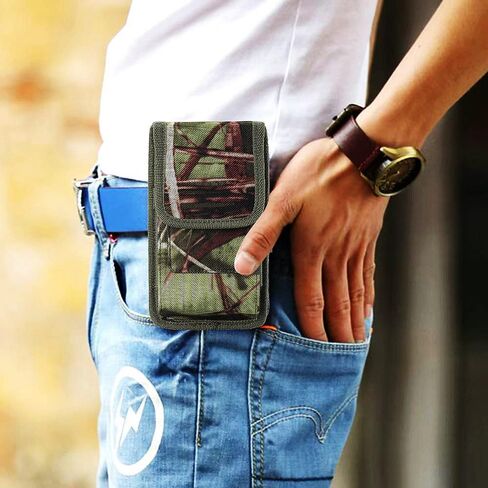 Bobrand Military Grade Camo Cell Phone Holster Belt Clip Case Holder for iPhone 11/12/13 Pro Max Samsung Galaxy S20 FE A52 A51 A32 S21 Plus Google Pixel 6 Moto G Fast (XXL), Army Green, CELLEA180 in Saudi Arabia