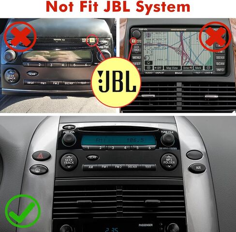 4+64G Android 13 Double Din Car Stereo for Toyota Sienna 2004-2010 with 9 Inch Touchscreen Radio Built-in Wireless Carplay/Android Auto/GPS/Bluetooth/FM/AUX-in/Steering Wheel Controls/Backup Camera in Saudi Arabia
