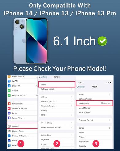 واقي شاشة مرآة لهاتف iPhone 14 Pro Max لهاتف iPhone 15 Plus من الزجاج المقسى ذو تأثير عاكس مضاد للتجسس، إطار سهل التركيب، تغطية كاملة 9H مضادة للخدش 6.7 بوصة (فضي) in Saudi Arabia