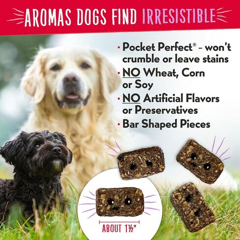 Charlee Bear Crunchy Dog Treats, Bearnola Bites Blueberry Pie, Puppy Training Treats, Vegan Dog Treats, 8 oz Bags (2), Made USA in Kuwait