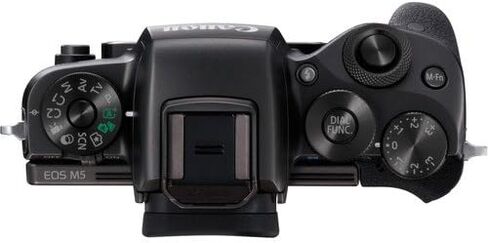 كاميرا Canon EOS M5 بدون مرآة مزودة بتقنية Wi-Fi، وكاميرا رقمية مدمجة تعمل بتقنية Bluetooth، الإصدار الدولي فقط (متجدد) in Saudi Arabia