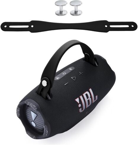 Removable Speaker Handle Strap Compatible with JBL Xtreme 2/ Xtreme 3/Xtreme 4/Zealot S67 Portable Bluetooth Speaker,Outdoor Travel JBL Speaker Silicone Handle (Handle Strap Black) in Saudi Arabia