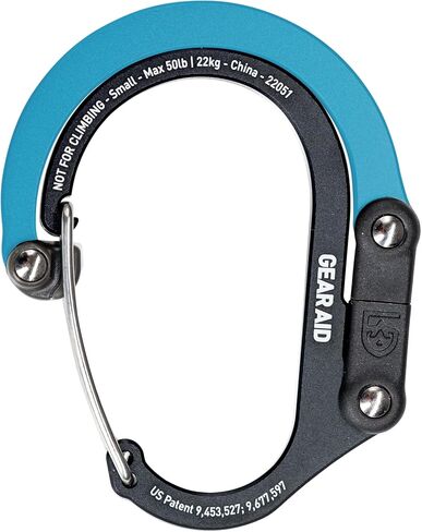 GEAR AID HEROCLIP (صغير) مشبك وخطاف لتعليق الحقائب، والمحافظ، والفوانيس، وعربات الأطفال، والأدوات، والخوذ، وزجاجات المياه، والمزيد in Kuwait