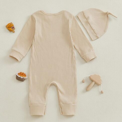 MERSARIPHY Newborn Boy Clothes Baby Boy Coming Home Hospital Outfit Little Dude One Piece Romper Jumpsuit+Hat Clothing Set in Kuwait