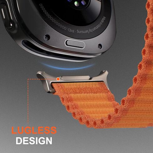 Trail Band Compatible with Samsung Galaxy Watch Ultra bands 47mm, Adjustable Lightweight Nylon Fabric with One Click Attachment Wristbands Bands for Galaxy Watch Ultra Bands Men Women in Kuwait