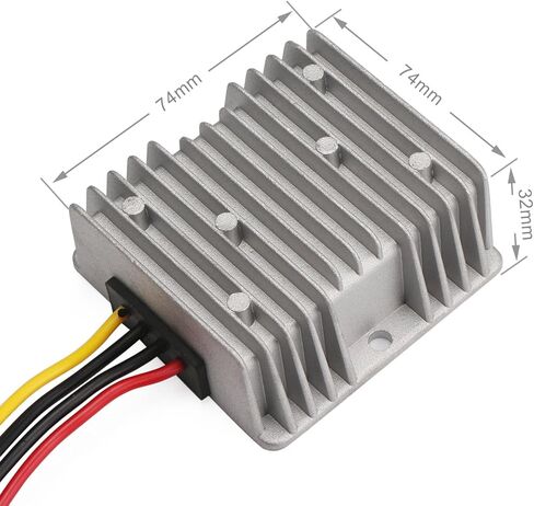 DROK® DC-DC محول طاقة مقاوم للماء للسيارة 12 فولت إلى 24 فولت 12 أمبير منظم جهد 288 واط فولت وحدة محول تصعيد للبطارية تلفزيون LCD للطاقة الشمسية in Kuwait