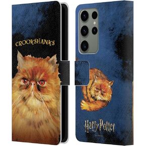 Head Case Designs Officially Licensed Harry Potter The Marauder's Map Prisoner of Azkaban II Leather Book Wallet Case Cover Compatible with Samsung Galaxy S23 Ultra 5G