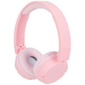 Altec Lansing Kid Safe 2-in-1 Bluetooth and Wired Headphones, Noise Cancelling, Volume Control, Wireless, Foldable Design (Pink)