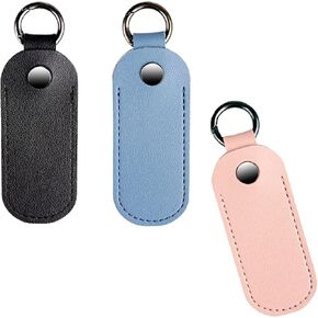 3Pcs Flash Drive Case USB Storage Case USB Flash Drive Leather Case USB Protective For Protecting Your USB Bring your own carry-on clasp