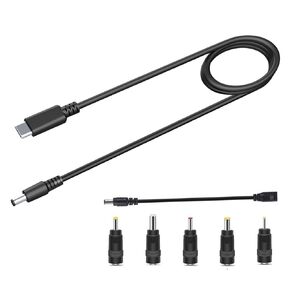 USB Type C to DC 9V 0-3A PD Fast Charging Cable for Elliptical Machine Exercise Bike Arduino UNO R3 Dymo Brother Label Maker,and Reverse Polarity Converter Cable for Guitar Piano Pedals Keyboard