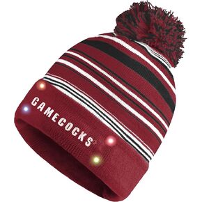 FOCO Auburn Tigers NCAA Horizontal Stripe Light Up Beanie