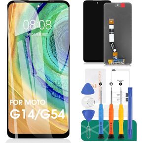 for Motorola Moto G14 Screen Replacement for Moto G14/G54 Display Repair Kits for Moto G54 LCD Digitizer Touch Screen Assembly Replacement XT2343-1 XT2343-2 PAYF0010IN