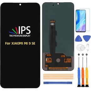 A-MIND for Xiaomi Mi 9 SE 5.97 inch Screen Replacement(TFT without Frame) Touch Screen Digitizer LCD Display Full Assembly Repair Kits,with Screen Protector+Tools
