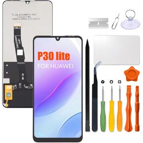 Replacement for Huawei P30 Lite | Nova 4e LCD Screen for P30 lite New Edition MAR-LX2B MAR-LX3A MAR-LX2 MAR-L21 MAR-LX3 MAR-LX1 LCD Touch Screen Display Panel Digitizer Assembly with Repair kit