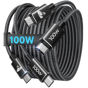 USB C Cable 10FT 2Pack Type C Phone Charger Cord for Samsung Galaxy A01 A02s A10e A11 A12 A21 A32 A42 A50 A51 A52 S20 FE Note 20 Ultra S21,Moto G Stylus Power G7 G6 Z4,LG K51 K92 Stylo 5 4 G7 G8 Thinq