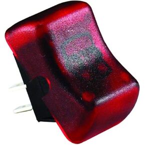 JR Products 12045 Red Illuminated On-Off Switch