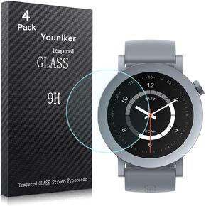 4 Pack Compatible with CMF Watch Pro 2 Smartwatch Screen Protector Tempered Glass Compatible for CMF Watch Pro2 Smart Watch Screen Protectors Cover Foils Glass Anti-Scratch