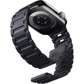 Maledan Magnetic Sport Band Compatible with Apple Watch Ultra 2 & Ultra Band for Men Women 49mm 46mm 45mm 44mm 42mm 41mm 40mm 38mm, Waterproof Silicone Watch Band for iWatch SE Series 10 9 8 7 6 5 4 3