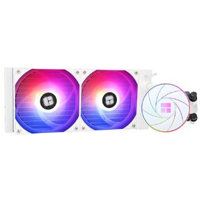 Thermalright Aqua Elite 240 White ARGB V4 Liquid CPU Cooler, 240 Cooling Row Size, Double PWM Fans,1550RPM Speed,for AMD/AM4/AM5,Intel LGA1150/1151/1155/1156/1200/2011/1700/1851(White)