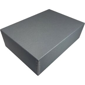 Lineco, Archival Herbarium Boxes, Acid-free Storage Box for Storing Specimen, Genus Folders and Transporting Mounted Specimens, Gray 17x12.25x5 inch
