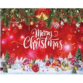 Dudaacvt 7x5ft Merry Christmas Backdrop Christmas Party Decoration Backdrop Christmas Photo Backdrop Winter New Year Xmas Eve Family Party Decoration Supplies