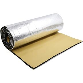 uxcell 197mil 5mm 21.4sqft Heat Sound Deadening Deadener Insulation Mat for Car 79x39inch