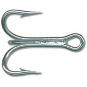 Mustad Classic 3 Extra Strong Treble Hook with Short Shank (Pack of 25), DuraSteel, 4/0