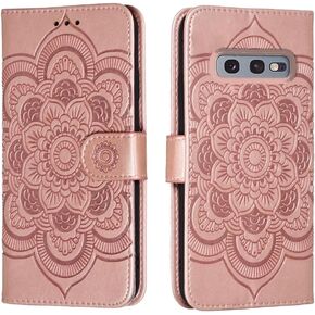 for Samsung Galaxy S10e Case Wallet with Card Holder Kickstand Magnetic Soft Leather Flip Fold Case for Samsung S10e Cover (Gray)