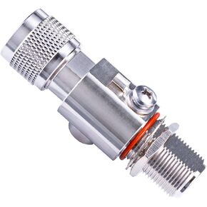 Bingfu N Type Lightning Arrestor 0-6GHz N Male to N Female Low Loss Coaxial Surge Protector