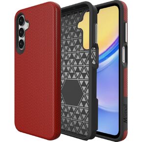 Miimall Rugged Case for Samsung Galaxy A35 5G Case Slim, [Double Guard Protection] [10FT Military Drop Proof] Anti-Slip Anti-Scratch Full Body Shockproof Phone Case for Samsung A35 5G, Black